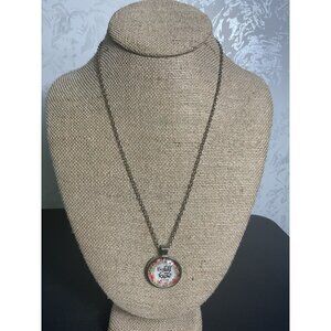 Be Still And Know Pendant Necklace With Chain & Lobster Clasp